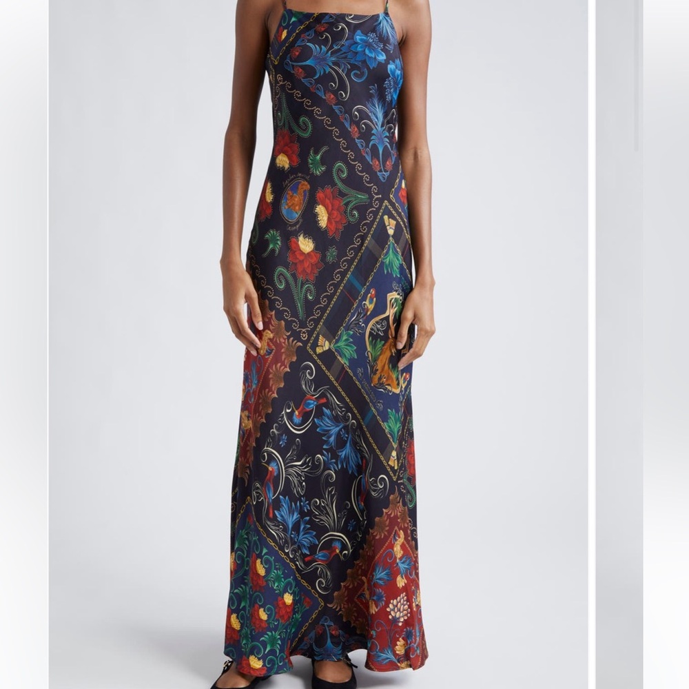 NWT FARM RIO- maxi dress -90s